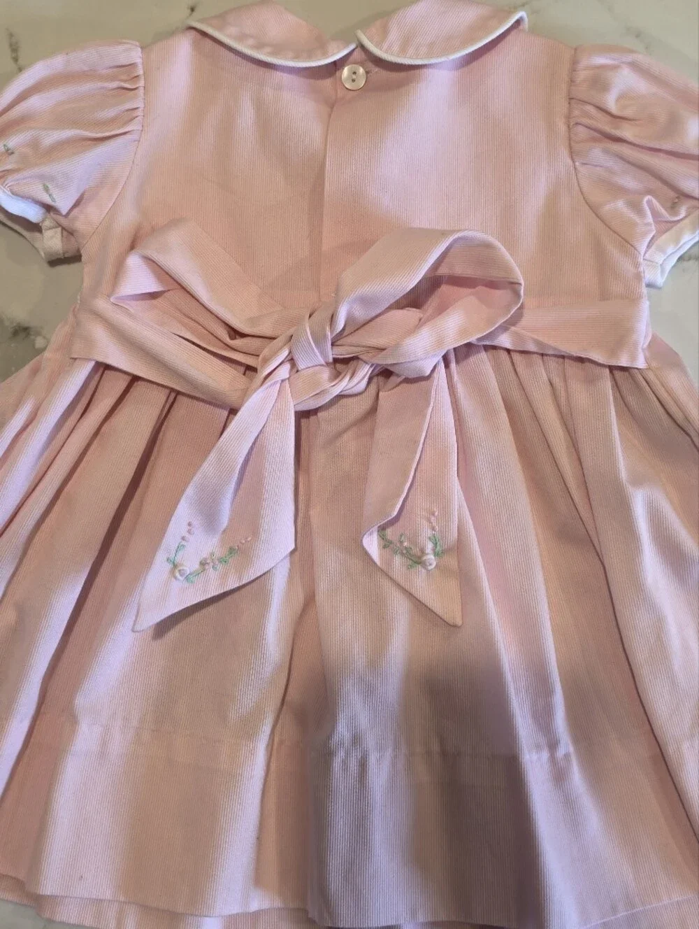 Lullaby Set Pink Smocked Dress